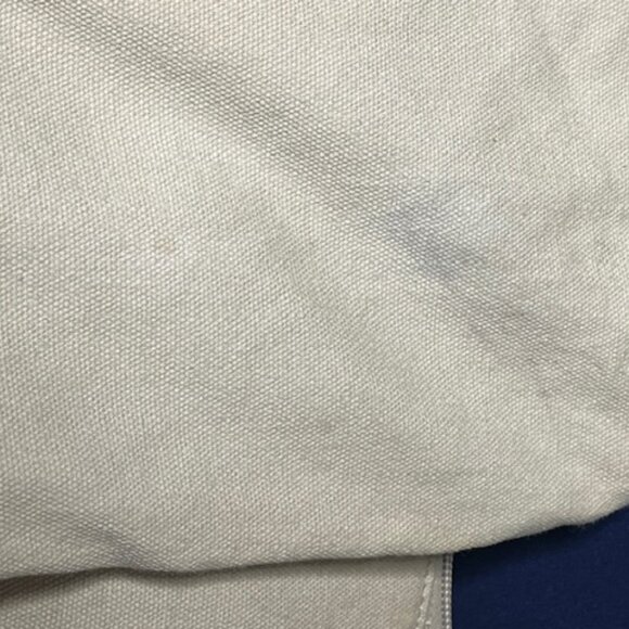 American Eagle Rugged Canvas Leather Zip Tote Shoulder Handbag 15"x14.5" - Picture 12 of 16